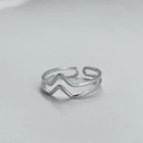 Anel Aberto Dois Aros V - comprar online