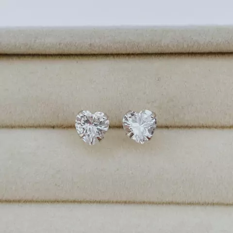 Brincos Zircônia Coração - comprar online