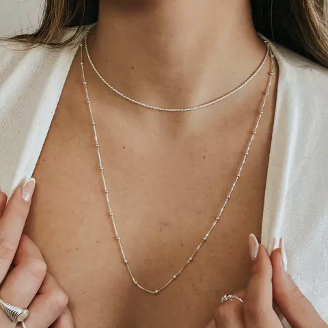 Colar Alongado V15 - Bolinhas - comprar online