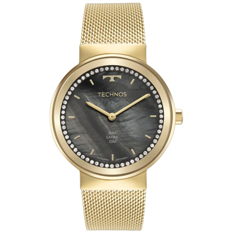 Relógio Technos Feminino Slim Dourado GL22AG/1P