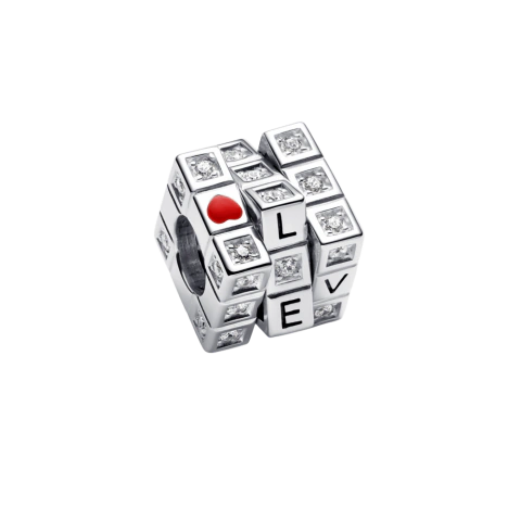 Charm Pandora Prata Cubo Mágico Móvel