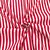 TRICOLINE 100% ALGODÃO LISTRADO M - VERMELHO - 50X150 CM - comprar online