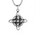 Collar con Colgante de Nudo de Bruja de Acero Inoxidable - comprar online