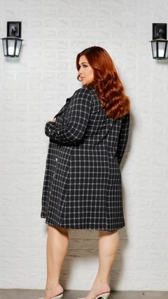 VESTIDO COM CASACO XADREZ na internet