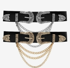 CINTO SOFIA FIVELA DUPLA CORRENTE - DL MODA PLUS SIZE