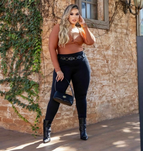 CALÇA FLANELADA COM BOLSO