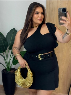 CONJUNTO BABADO LUXE - DL MODA PLUS SIZE