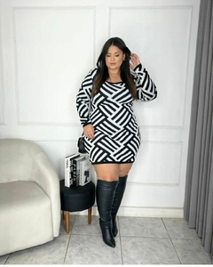 VESTIDO GEOMETRICO LANZINHA