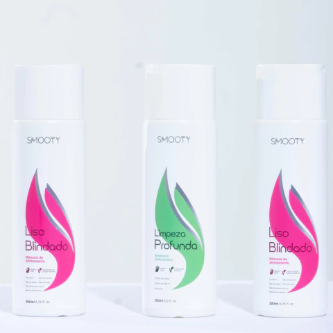 Kit 2 Liso Blindado Smooty - 200ml + 1 Limpeza Profunda Smooty - 150ml - comprar online