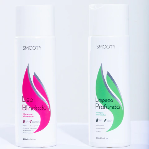 Kit 1 Liso Blindado Smooty - 200ml + 1 Limpeza Profunda Smooty - 150ml - comprar online