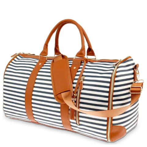BOLSO DE VIAJE PLEGABLE VIRAL - RAYADO - comprar online
