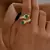 ANILLO SNAKE VERDE D (AN027) - Contemporanea