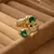ANILLO SNAKE VERDE D (AN027) en internet