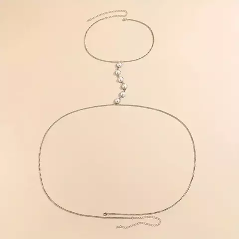BODYCHAIN AMBAR PLATA (BC009) - comprar online