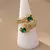 ANILLO SNAKE VERDE D (AN027) - tienda online