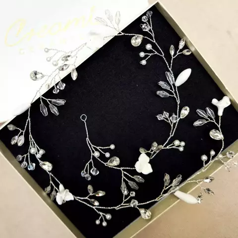 Tocado De Porcelana Novia -Guía- Guía Artesanal- CREAMI