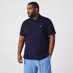 Polo Lacoste L.12.12 Slim Fit Basica Azul Marinho 