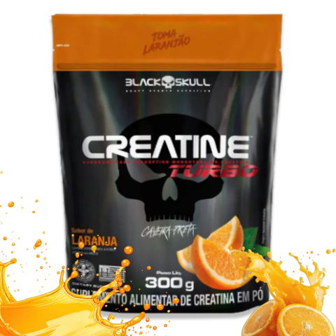 Creatina Turbo Black Skull 300g – Força, Explosão e Absorção Acelerada - loja online