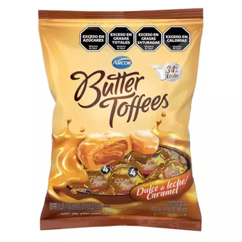 BOLSA BUTTER TOFFEES DULCE DE LECHE 810G - comprar online
