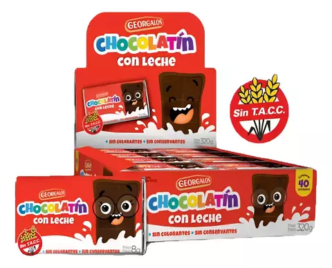 CHOCOLATIN GEORGALOS CAJA X 40 UN - comprar online