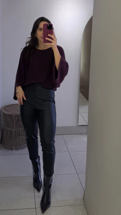 Calça courino - Loja Maria Cereja