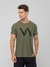 Camiseta Masculina VM1011M - Verde e Preta - comprar online