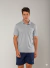 Camiseta Polo Masculina - Cinza Claro - comprar online
