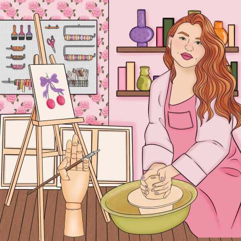 Combo Crafter 10 cartelas + kit com 12 papéis adesivos - comprar online