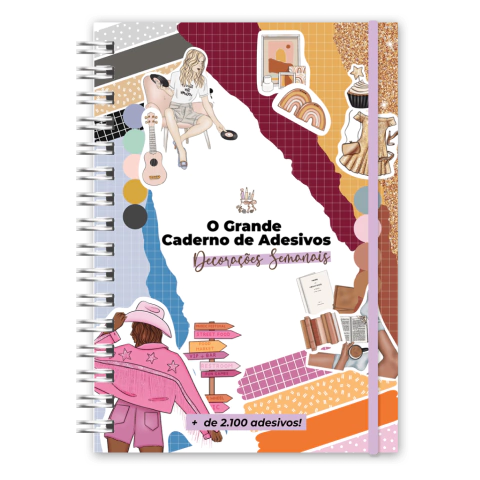 O Grande Caderno de Adesivos - Decorações Semanais