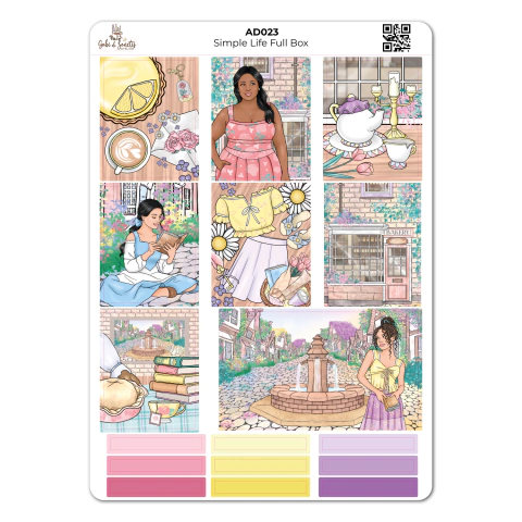 Simple Life Full Box - Cartela de Adesivos - comprar online