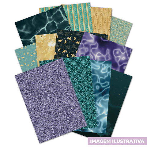 Papel Adesivo 1001 Noites - Kit com 12 papéis adesivos - comprar online