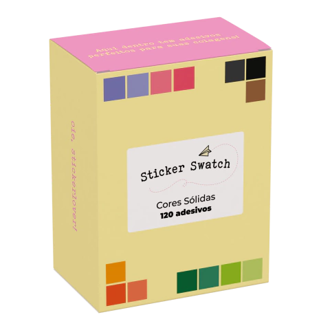Sticker Swatch - Cores Sólidas