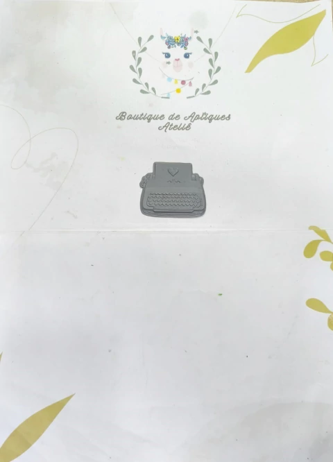 recorte de mdf Máquina de Escrever