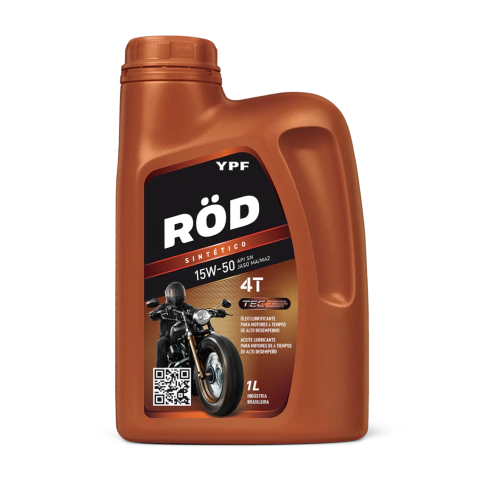 YPF ROD MOTO 4T 15W50 100% sintético (litro)