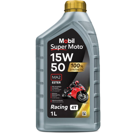 MOBIL SUPER MOTO 4T 15W50 sintético (litro)