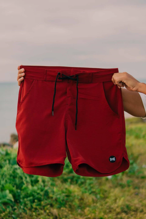 BOARDSHORT RETRÔ VINHO - comprar online