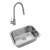 Bacha Cocina Johnson E54 + Grifería Ultragrif Gourmet Steel