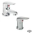 Set Grifería Baño Monoc. Piazza Domani Lavatorio y Bidet C/T