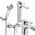 Combo Grifería Monocomando Roca L20 Lav Alto+Ducha Ext S/T+Bidet Mblock