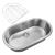 Bacha De Cocina Simple Johnson Curve Si77a Y Escurreplatos
