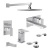 Combo Monocomando Fv Dominic Ducha Lav.Pared Bidet