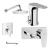 Combo Grifería Monocomando Roca Atlas Lavat Pared+Ducha Emb C/T+Bidet tr