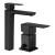 Set Grifería Baño Monoc. Piazza Arq Lavatorio Alto y Bidet Negro
