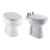 Inodoro Corto Bidet 3 Ag Roca Mónaco Con Tapas Inodoro Y Bidet
