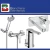 Combo Grifería Monocomando Roca L20 Lav Pared+Ducha Ext S/T+Bidet tr - comprar online