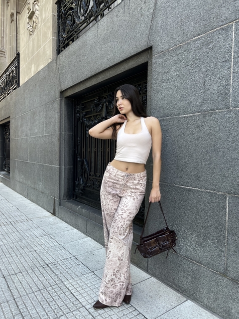WIDE LEG PRINT ROSE - comprar online