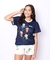 Pijama azul marinho adulto feminino - mundo galerinha - comprar online