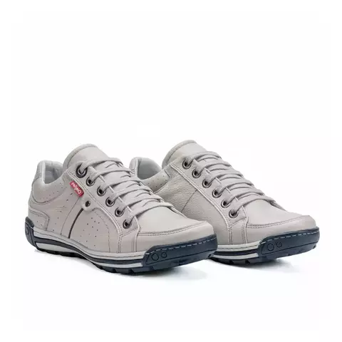 Tênis 3019 em Couro Legítimo Off White - comprar online