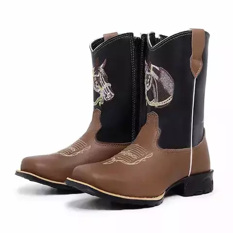 Bota Texana Infantil Cavalos R - comprar online