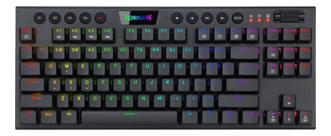Teclado Gamer Bluetooth Redragon Horus K621 Rgb Tkl Mecanico